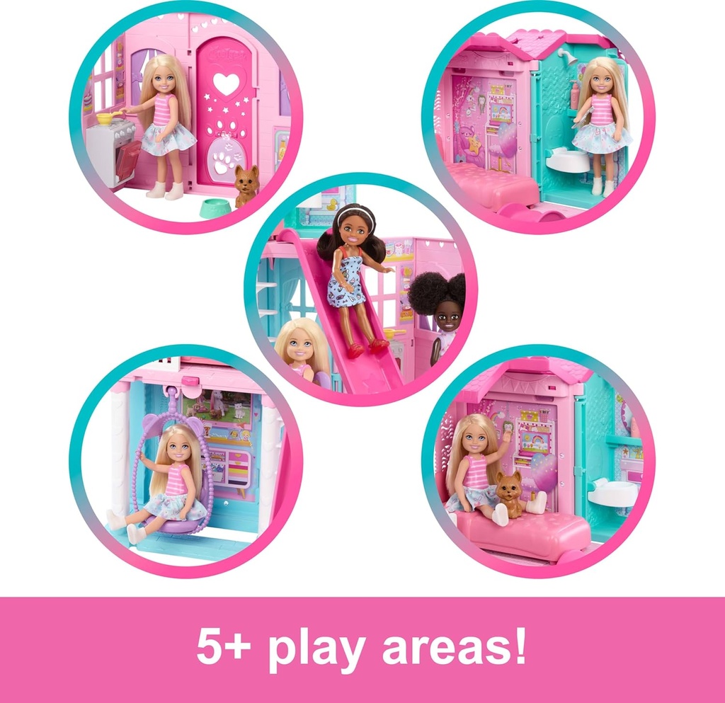 Barbie Club Chelsea Pop Up House-JFW49
