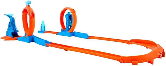 Hot Wheels Track Creator Triple Loop Kit-JDW39
