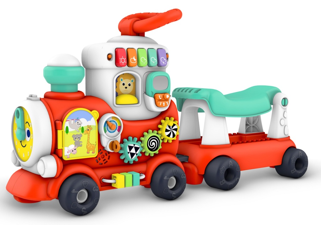 4 in 1 Walker & Rideon learning Train-Hola HE8990