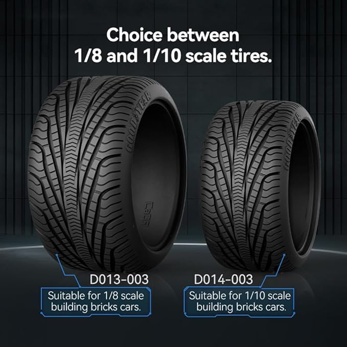 1:8 Goodyear tire set-D013-003