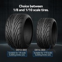 1:8 Goodyear tire set-D013-003