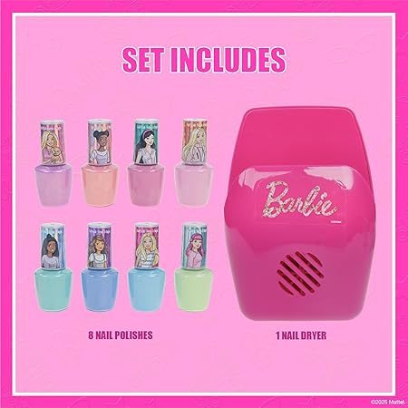 8 PK NAIL POLISH WITH ROLE PLAY DRYER-BB0215GA