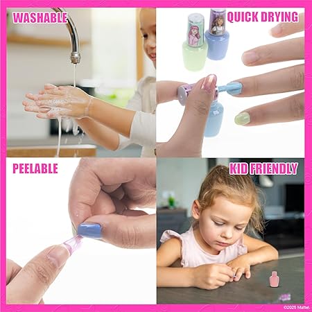 8 PK NAIL POLISH WITH ROLE PLAY DRYER-BB0215GA