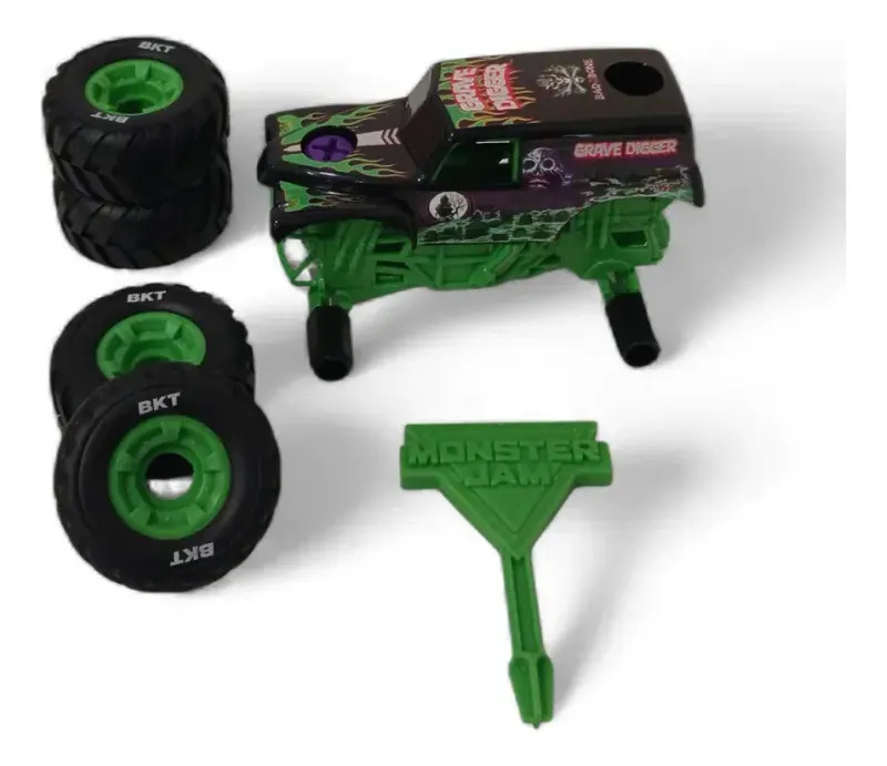 MONSTER JAM TRANSPORTER BUILD GRAVE DIGGER-5004490