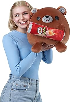 SNACKLES PLUSH M BEAR & PRINGLES-77511E-W2