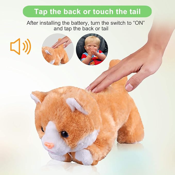 Moving Cat Plush - JM-8288