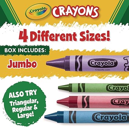 16 Jumbo Crayons-CY52-0390