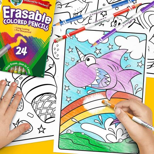24 Glitter Crayons-CY52-3715