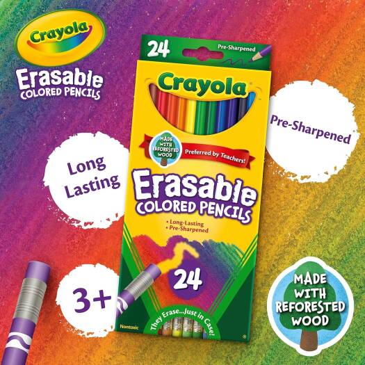 24 Glitter Crayons-CY52-3715
