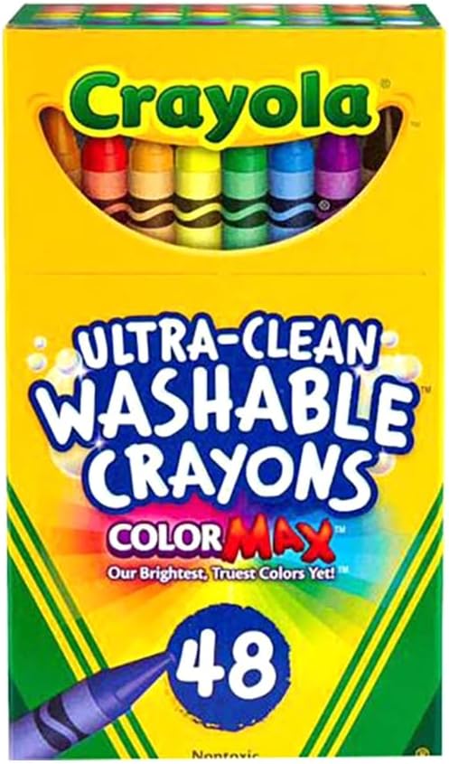 48 Ultra Clean Washable Crayons -CY52-6948
