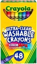 48 Ultra Clean Washable Crayons -CY52-6948