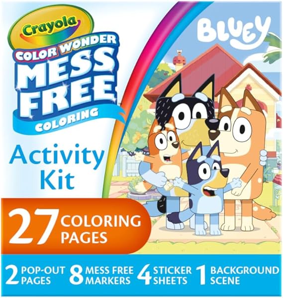 CW Activity Set Bluey-Crayola75-7171