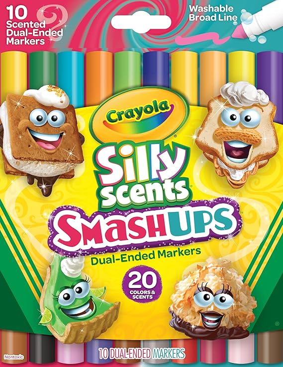 Crayola Silly Scents  Double tip broad line Markers -CY58-8344