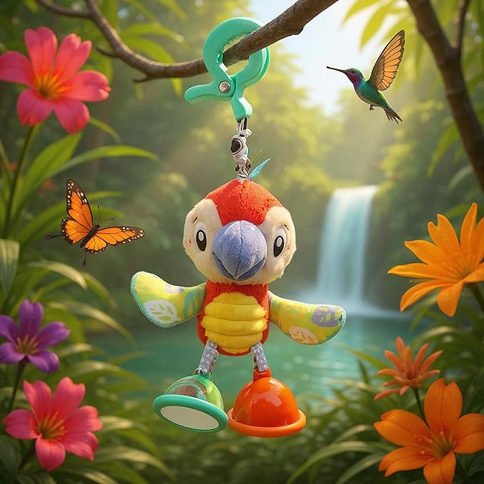 Playgro Dingly Dangly Mio Macaw Clip –PG188624