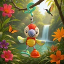 Playgro Dingly Dangly Mio Macaw Clip –PG188624