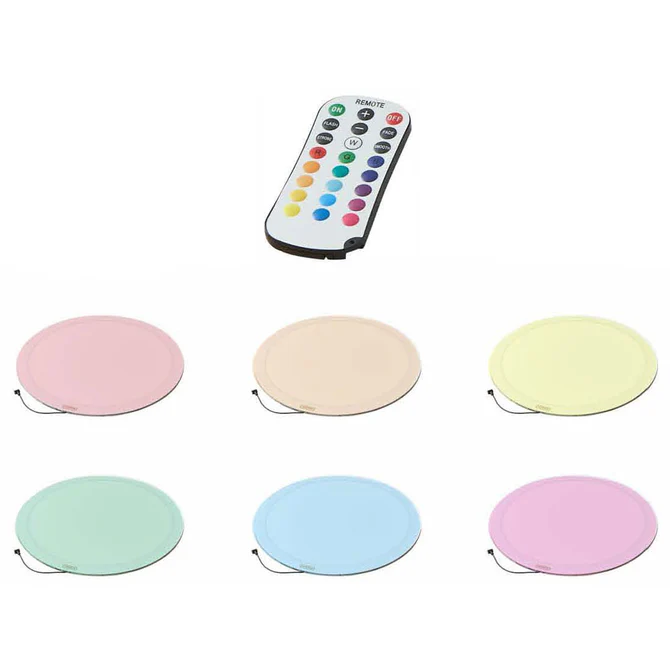 600L Circular LED Light Panel W/Remote-MKS ME29874