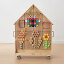 House shaped Free Standing STEM Wall-MKS ME29324