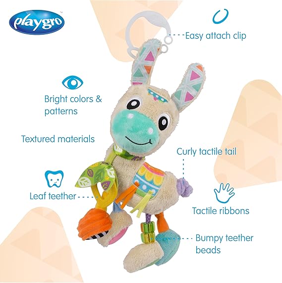 Playgro Activity Friend Lupe Llama Stroller Toy – PG0189037