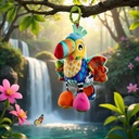 Playgro Activity Friend Tamika Toucan Stroller Toy –PG0189039