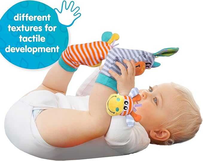 Playgro Jungle Wrist Rattle and Foot Finder Set –PG0188406