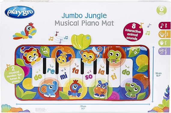 Playgro Jumbo Jungle Musical Piano Mat - PG0186995