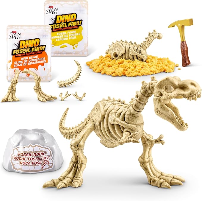 ROBO ALIVE DINO FOSSIL FIND AMBER ADVENTURE-71153