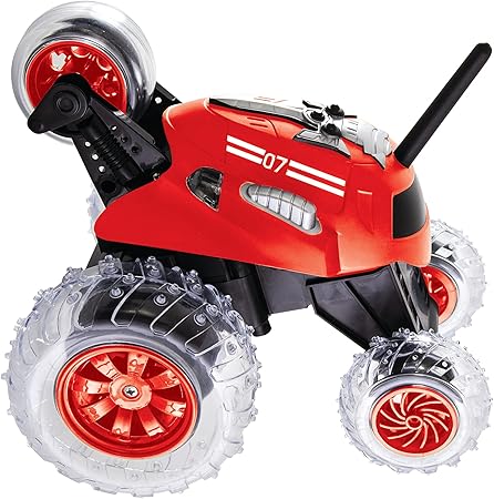 TOY RC MONSTER SPINNING CAR RED-1239000391