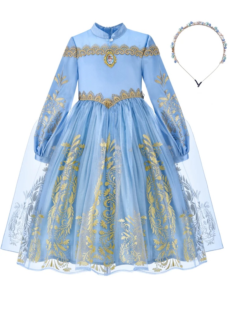 Golden Princess Cinderella Prestige Dress XS 3-4 yrs -GP-004-00 C/XS