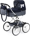 BAYER BABY DOLLS PRAM SET CLASSIC GREY -14381AA
