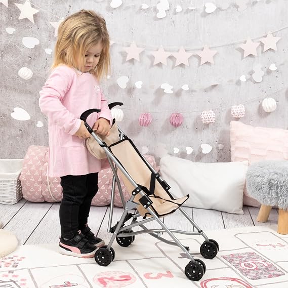 BAYER DOLLS BUGGY SET WITH BAG 46CM -30575AB