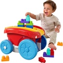 Mega Bloks Block Scooping Wagon-JFR30
