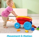 Mega Bloks Block Scooping Wagon-JFR30