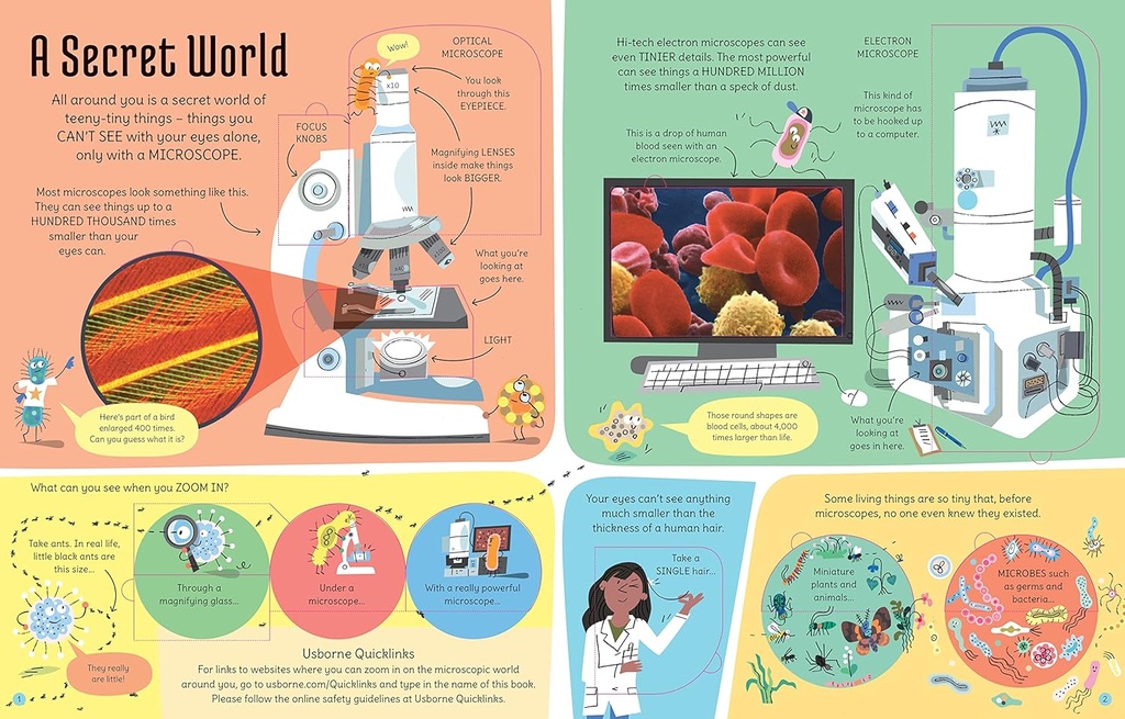 USBORNE - See Inside the Microscopic World-936576