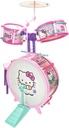HELLO KITTY DRUMS SET WITH STOOL -1491