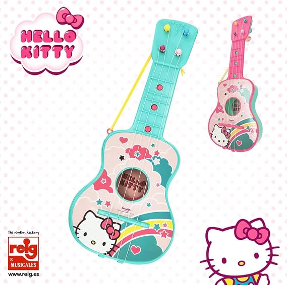 HELLO KITTY 4STRING GUITAR-1513