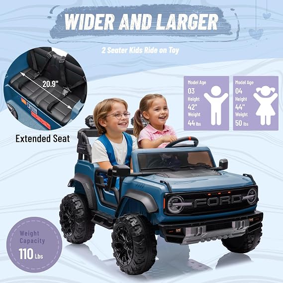 Ford Bronco Raptor Blue 2.4G-BDM0975