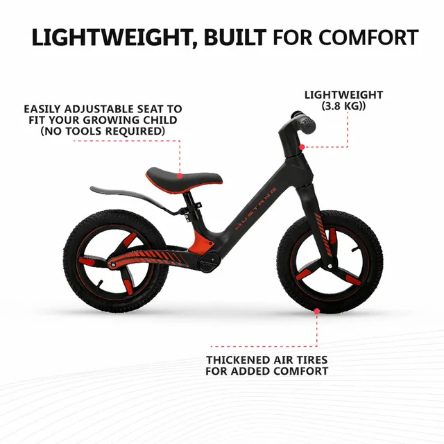 Ford Mustang Zoomer Bike-1263N-BLACK
