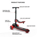 Ford Mustang Glider Scooter -KMQ609-BLACK