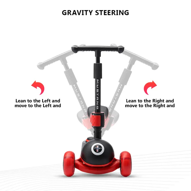 Ford Mustang Glider Scooter -KMQ609-BLACK