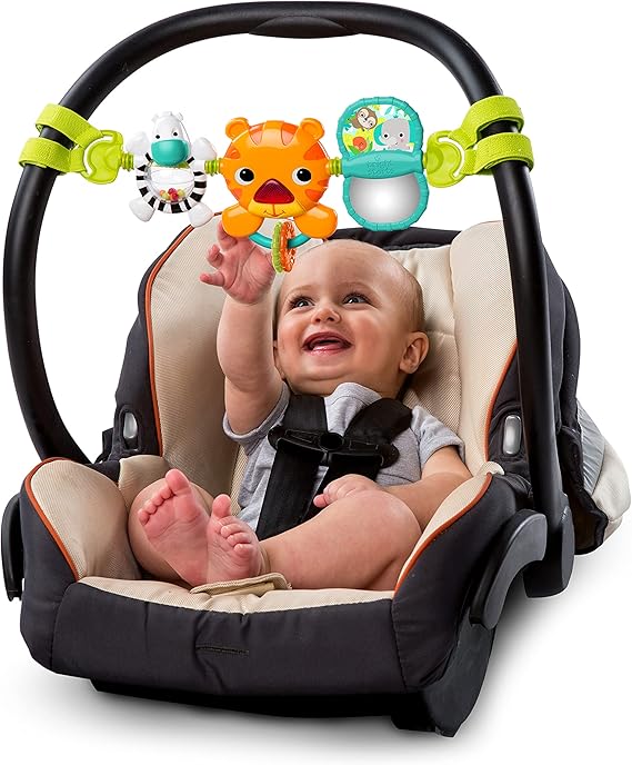 Bright Starts Take Along Carrier Toy Bar Tiger-9005