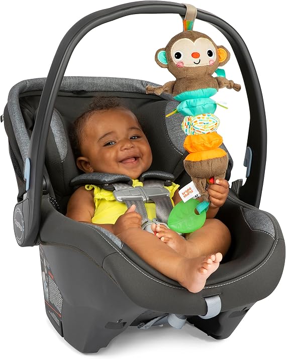 Bright Start Pull Down Musical Monkey Peg -13089