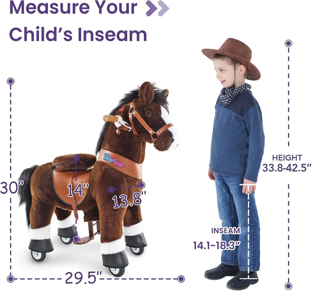 PonyCycle - PONY Age 3–4 CHOCOLET- UX321