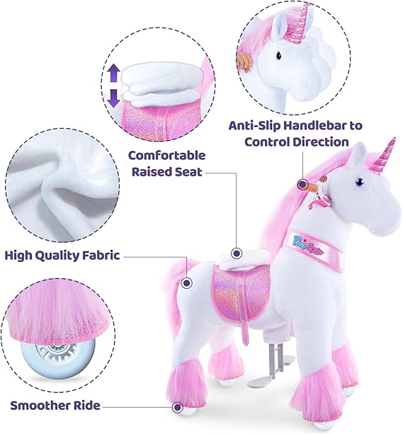 PonyCycle - UNICORN Age 3–4 PINK- UX302