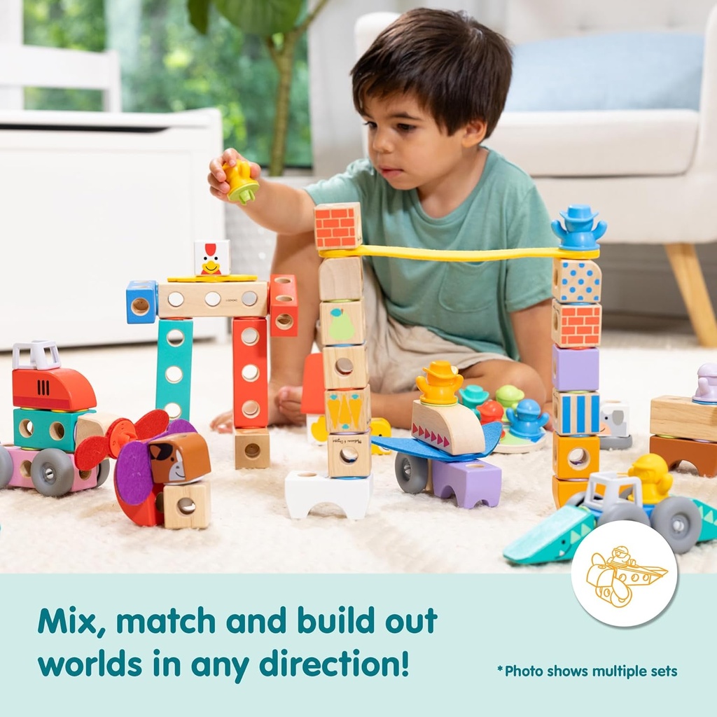 M&D Wooden Blockables Town-6074901