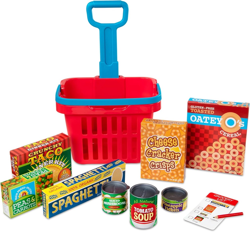 M&D Rolling Grocery Basket-6073085