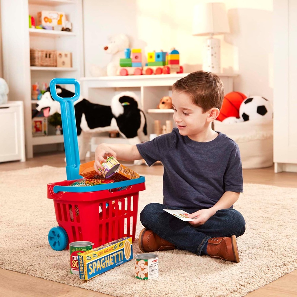 M&D Rolling Grocery Basket-6073085