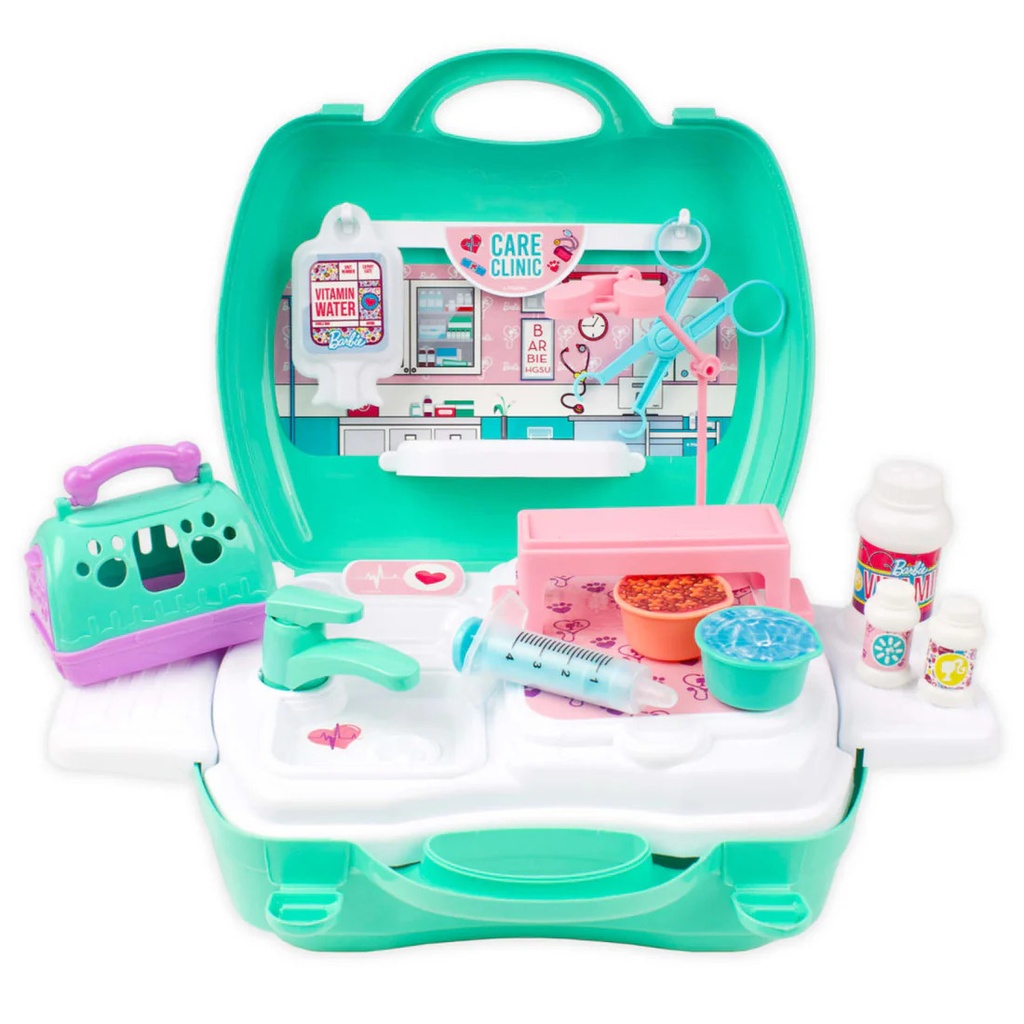 Barbie 2 in 1 Mega Doctor & Vet Playset-ST-MAT0113