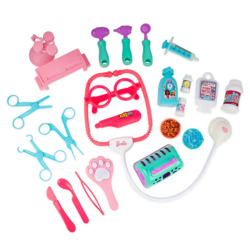 Barbie 2 in 1 Mega Doctor & Vet Playset-ST-MAT0113