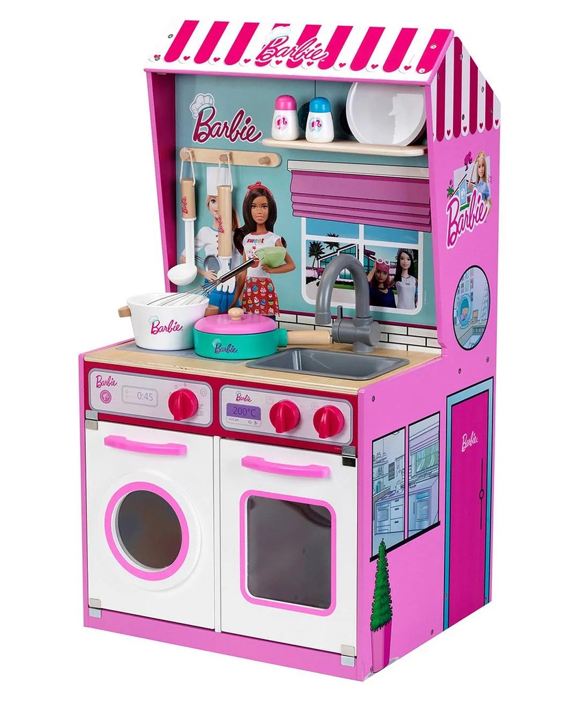 Barbie 2 in 1 Kitchen Set-ST-MAT0115