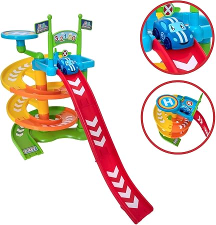 Tiny Teamsterz Beep and Go Twisting Tower -1425002